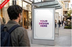 Billboard With Urban Pedestrian Walk Product Image 1