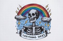 Funny Halloween Sublimation, Funny Halloween Skeleton Product Image 2