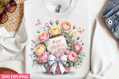 Happy Mothers Day Floral PNG Product Image 2
