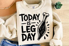 Today is Leg Day Svg | Halloween Svg | Shirt Svg Product Image 2