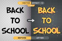 Back To School - Editable Text Effect, Font Style Product Image 1