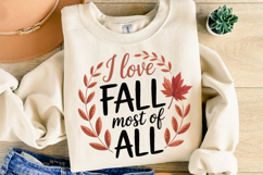 I love Fall most of All Svg | Thanksgiving Svg | Shirt Svg Product Image 2
