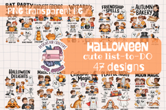 Halloween Cute Clipart Bundle Sublimation 47 PNG Product Image 1