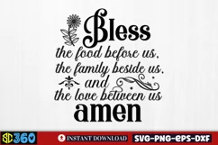 Bless the food before us,the family beside us,and the love b Product Image 2
