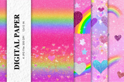 Rainbow Watercolor Background Abstract Pastel Wallpaper _3 Product Image 1