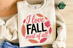 I love Fall most of all Svg | Thanksgiving Svg | Shirt Svg Product Image 2