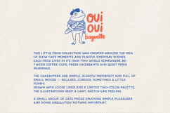 Paris Frog Quotes Bundle PNG SVG. Funny French Café Frogs. Product Image 2