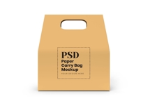 Food Paper Carry Bag Mockup Template Photoshop Product Image 2