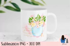 A Mother's Love Is Like A Good Cup Of Tea | Motherhood PNG Product Image 1