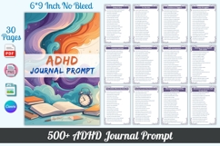 500 ADHD Journal Prompt Product Image 1