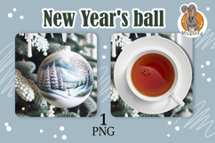 Christmas tree ball, stand for hot food Product Image 1