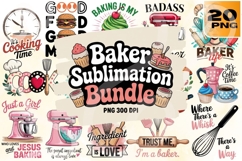 Whisk &amp; Wonder Baking Quotes &amp; Kitchen Fun PNG Pack Product Image 1