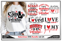 Valentine&#039;s Day Svg Bundle, Love Svg, Valentine Shirt Svg Product Image 1