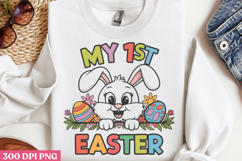 My 1st Easter PNG, Design Easter Sublimation PNG Product Image 2