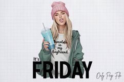 Funny Beautiful Girl Quotes Sublimation Design PNG Product Image 1