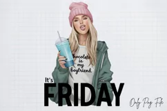 Funny Beautiful Girl Quotes Sublimation Design PNG Product Image 1