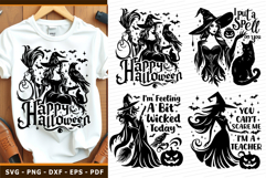 Halloween SVG, Witch, Witchy SVG, Funny Halloween SVG PNG Product Image 1