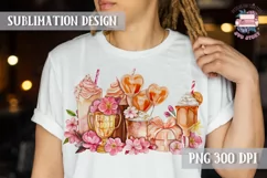 Mothers day sublimation Coffee PNG Watercolor Best Mom Ever Product Image 2