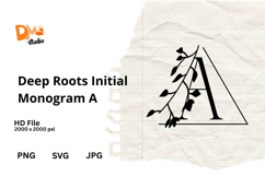 Deep Roots Initial Monogram Product Image 1