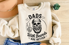 Dads with Beards are better svg | Svg Cut Files | Shirt Svg Product Image 1