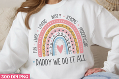 Daddy We Do It All PNG, Fathers Day Sublimation PNG Product Image 1