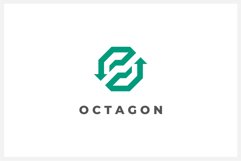 Octagon Arrows logo design vector template Product Image 1