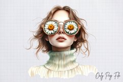 Groovy 70s Halloween Clipart PNG Product Image 1