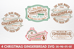 Christmas Gingerbread SVG Designs Product Image 1