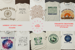 WANDER OFTEN T-SHIRT DESIGNS Product Image 1