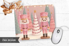 Whimsical Nutcracker Christmas Scene Mouse Pad PNG Product Image 1