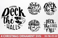 Christmas Ornament SVG Product Image 1