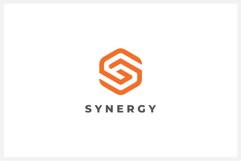 Synergy Letter S logo design vector template Product Image 1