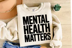 Mental Health Matters Svg Design | Svg Cut Files | Shirt Svg Product Image 2