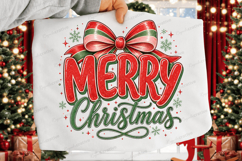 Coquette Merry Christmas Sublimation Design,Merry Christmas Product Image 3