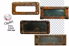 Rusty Things, Grunge, Metal, Ephemera, PNG, Clipart Product Image 1