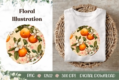 Cartoon Fruits Illustration, Flowers PNG, Fruits PNG Product Image 1