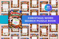 Christmas Word Search Puzzle Book Product Image 1