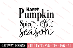Happy Pumpkin Spice Season svg design Product Image 1