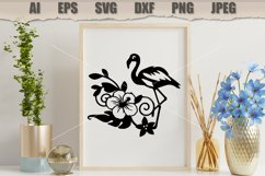 Clipart Flamingo SVG Product Image 2