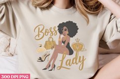 Black Boss Lady Sublimation Bundle PNG Product Image 2