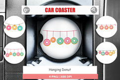 Car Coaster Hanging Donut Product Image 1