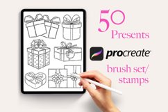 300 Pack Christmas Procreate Stamps Product Image 4