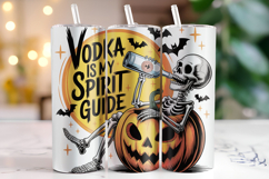 Vodka is my spirit guide Tumbler Wrap | Sublimation Product Image 1