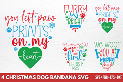 Christmas Dog Bandana SVG Product Image 1
