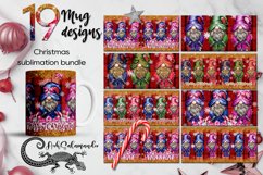 Christmas &amp; New year Gnome | Mug sublimation design bundle Product Image 1