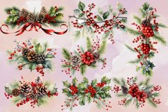 Christmas Garland Sublimation Clipart, Christmas Garland Product Image 2