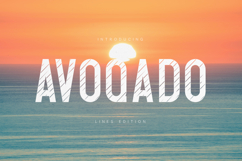 Avocado Bold Vintage Display Sans Font Product Image 1