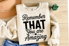Remember that you are amazing Svg | Svg Cut File | Shirt Svg Product Image 2