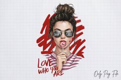 Funny Beautiful Girl Quotes Sublimation Design PNG Product Image 1