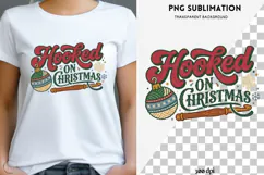 Christmas crochet png design for T-shirts Product Image 1